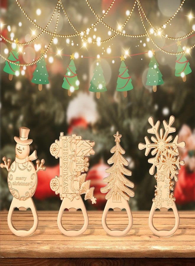 Winocbxt 24Pcs Christmas Themed Bottle Openers - Festive Party Favors and Gifts for Weddings, Bridal Showers, or Baby Showers - Ideal Decorations and Souvenirs for Christmas Celebrations - Image 4